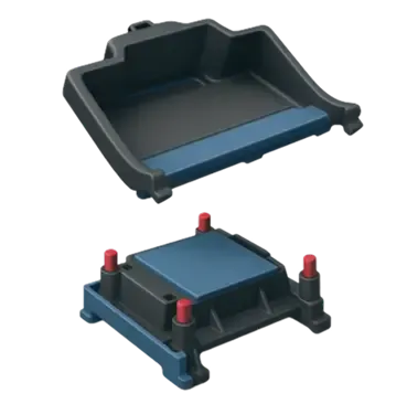 Advanced 2K Turntable Molding Technology equipment for dual-material plastic manufacturing